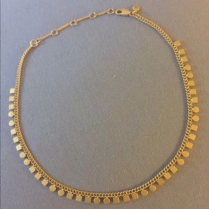 Madewell mini geochain choker necklace